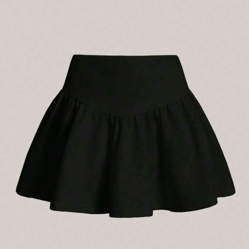 Black Stretch Skirt - Picture 2 of 6